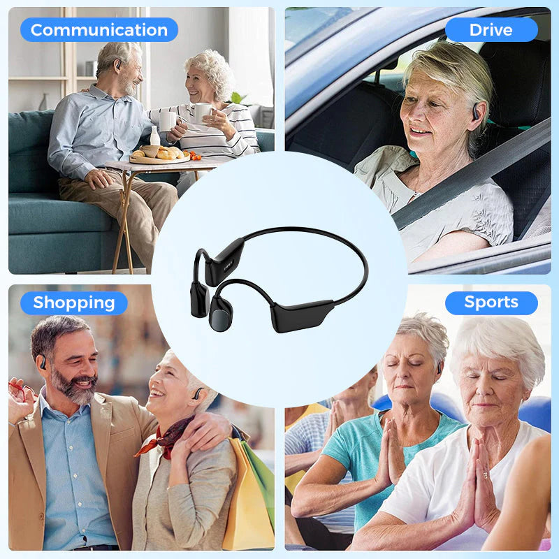šRevitalize your ears againš š„ LIMITED TIME OFFER!š„Bone Conduction Smart Hearing Aid Bluetooth Earphones